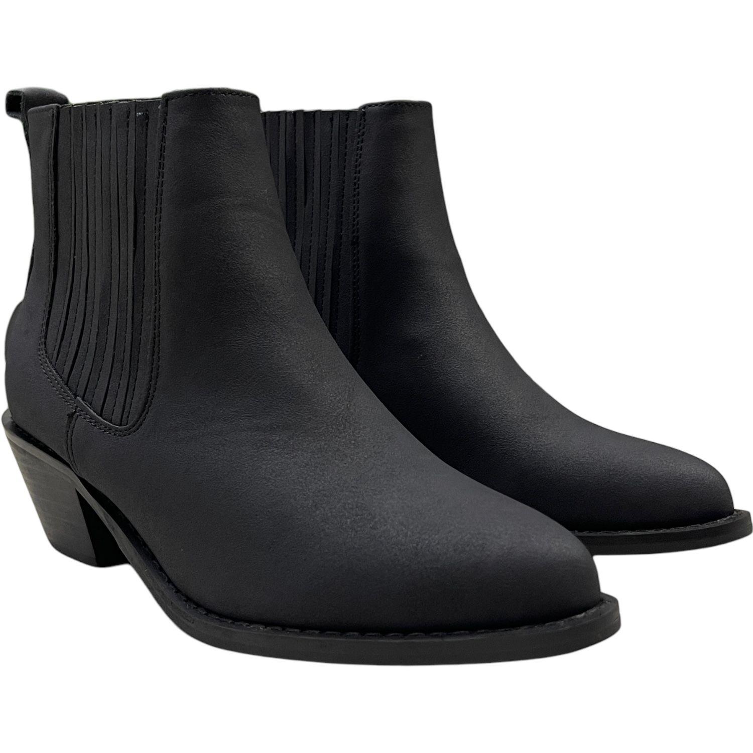 Botin Mujer Negro Moscu Detogni-3