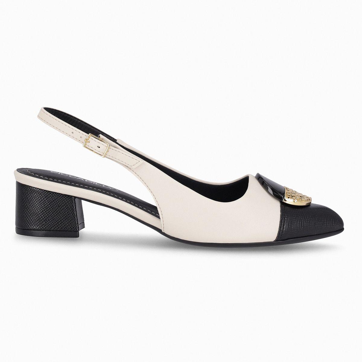 Zapato Mujer Negro/Crema Taci 80 Piccadilly-0