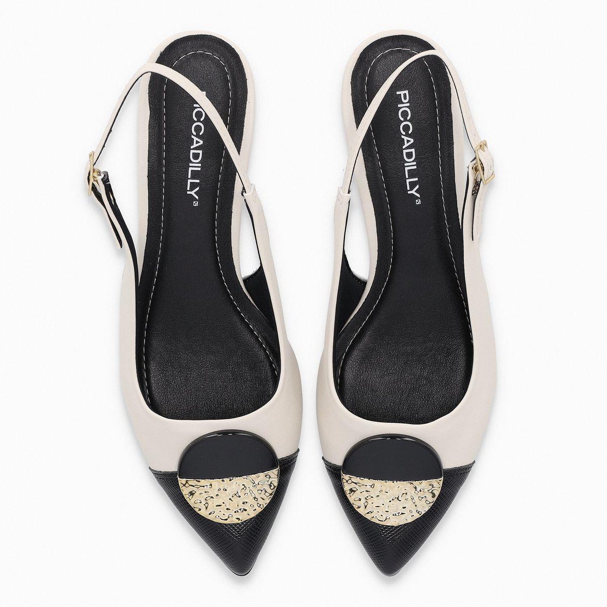 Zapato Mujer Negro/Crema Taci 80 Piccadilly-1