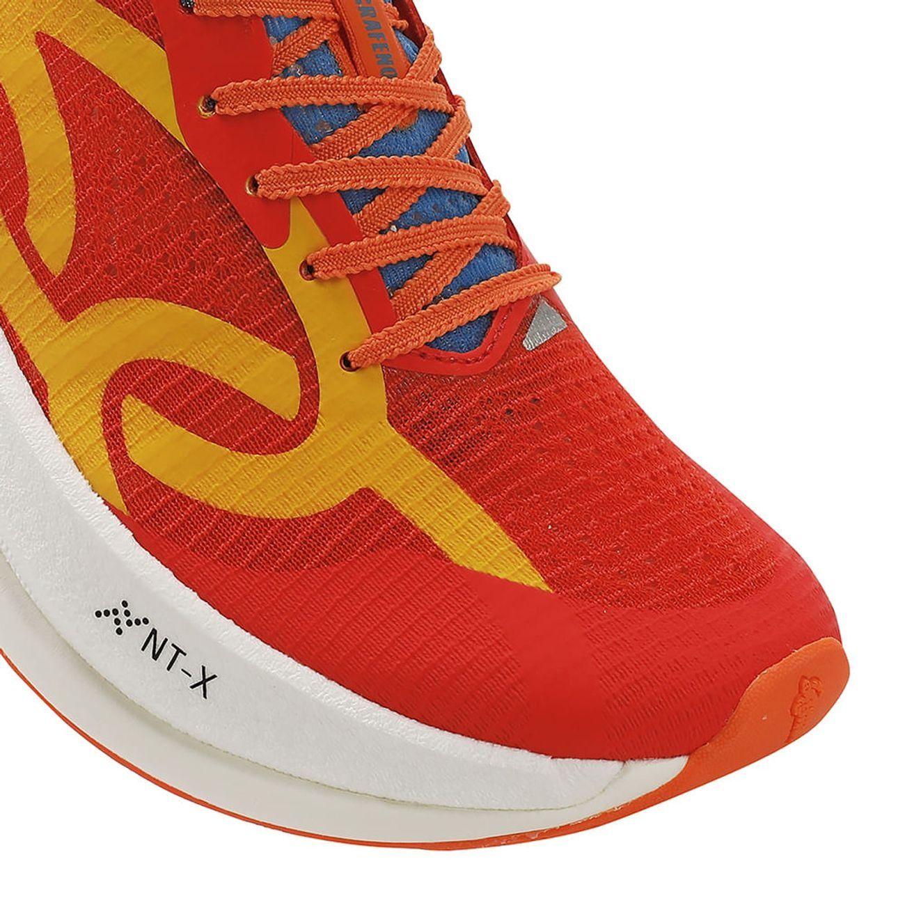 Zapatilla Running Hombre Corre Grafeno 3 Rojo/Amarillo-6