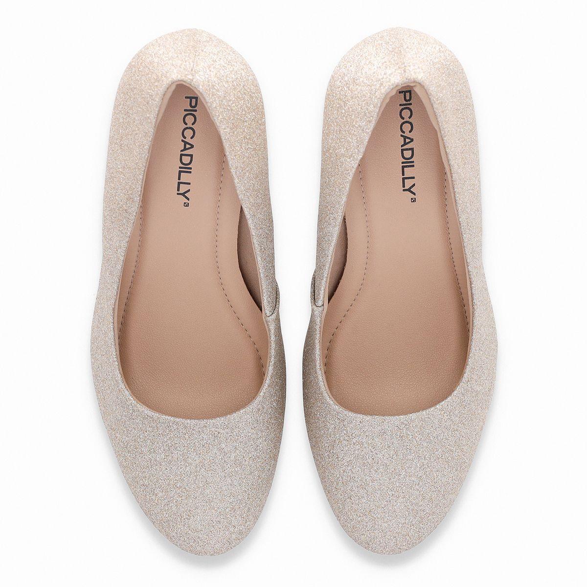 Zapato Mujer Champagne/Glitter Evelin Piccadilly-1