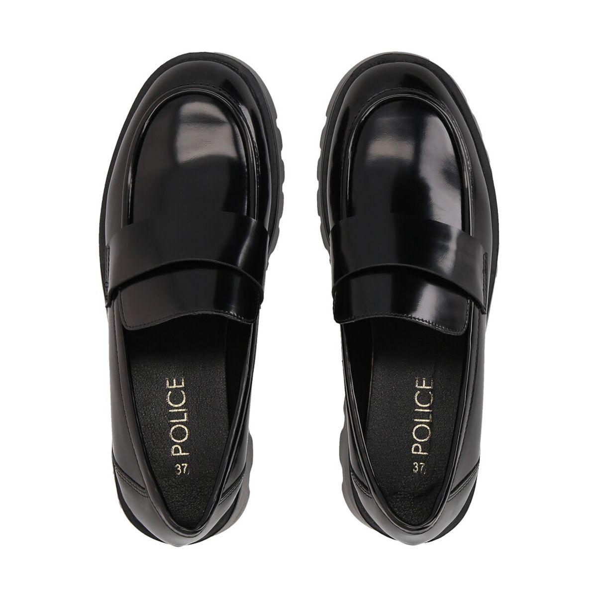 Mocasín Mujer Negro Lola Police-1