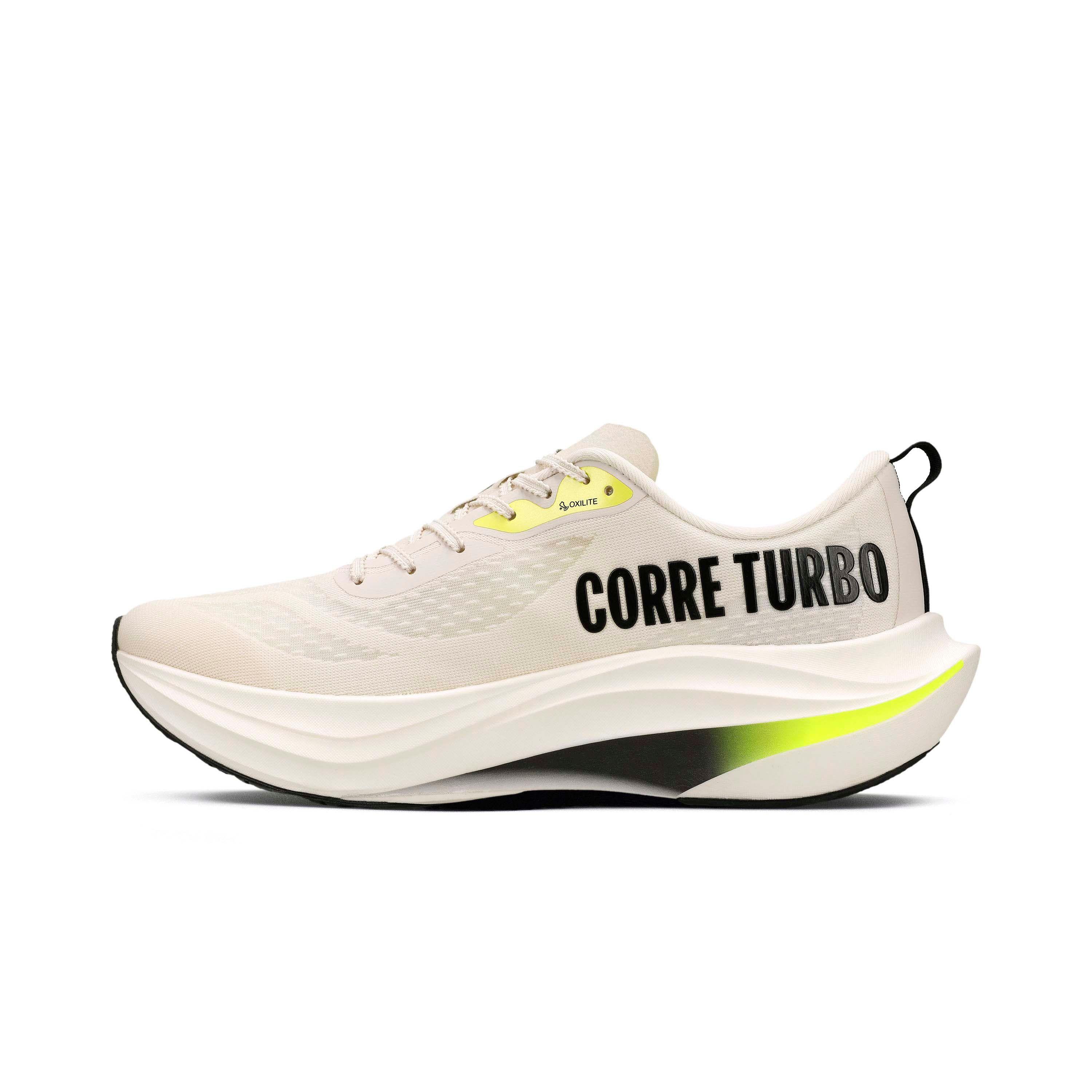 Zapatilla Running Mujer CORRE TURBO Arena/Negro-2