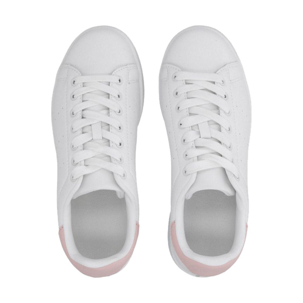 Zapatilla Mujer Blanco/Rosa Joy Police-1
