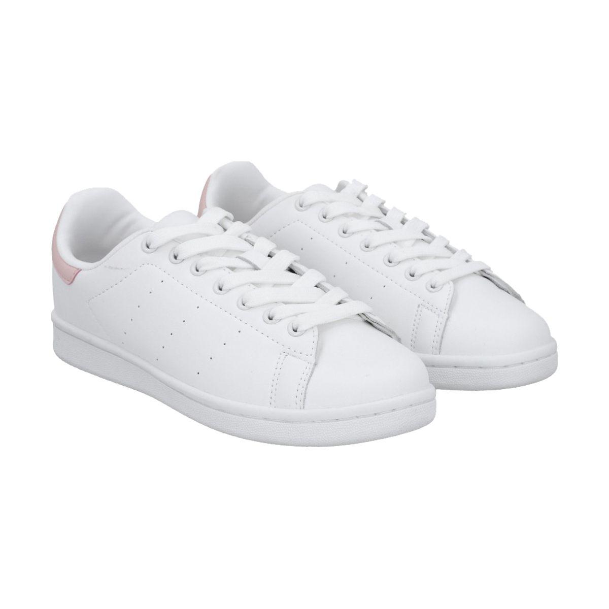 Zapatilla Mujer Blanco/Rosa Joy Police-4