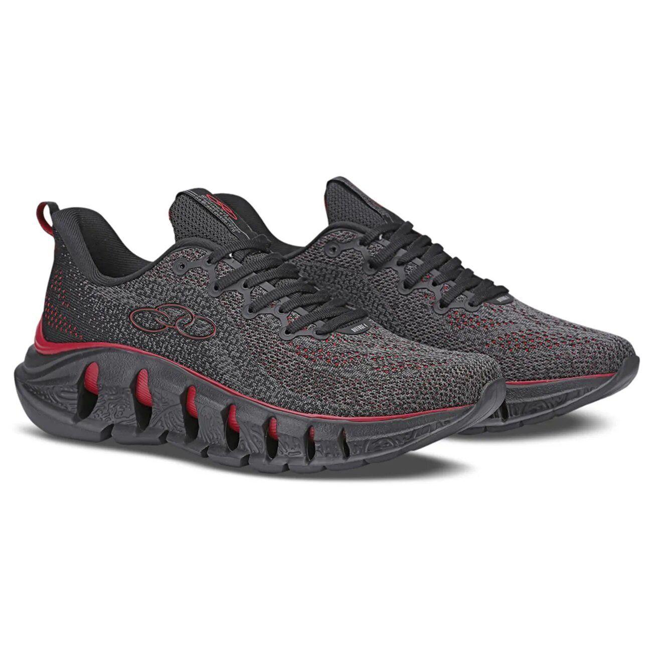 Zapatilla Hombre Diffuse 4 Negro/Rojo Olympikus-1