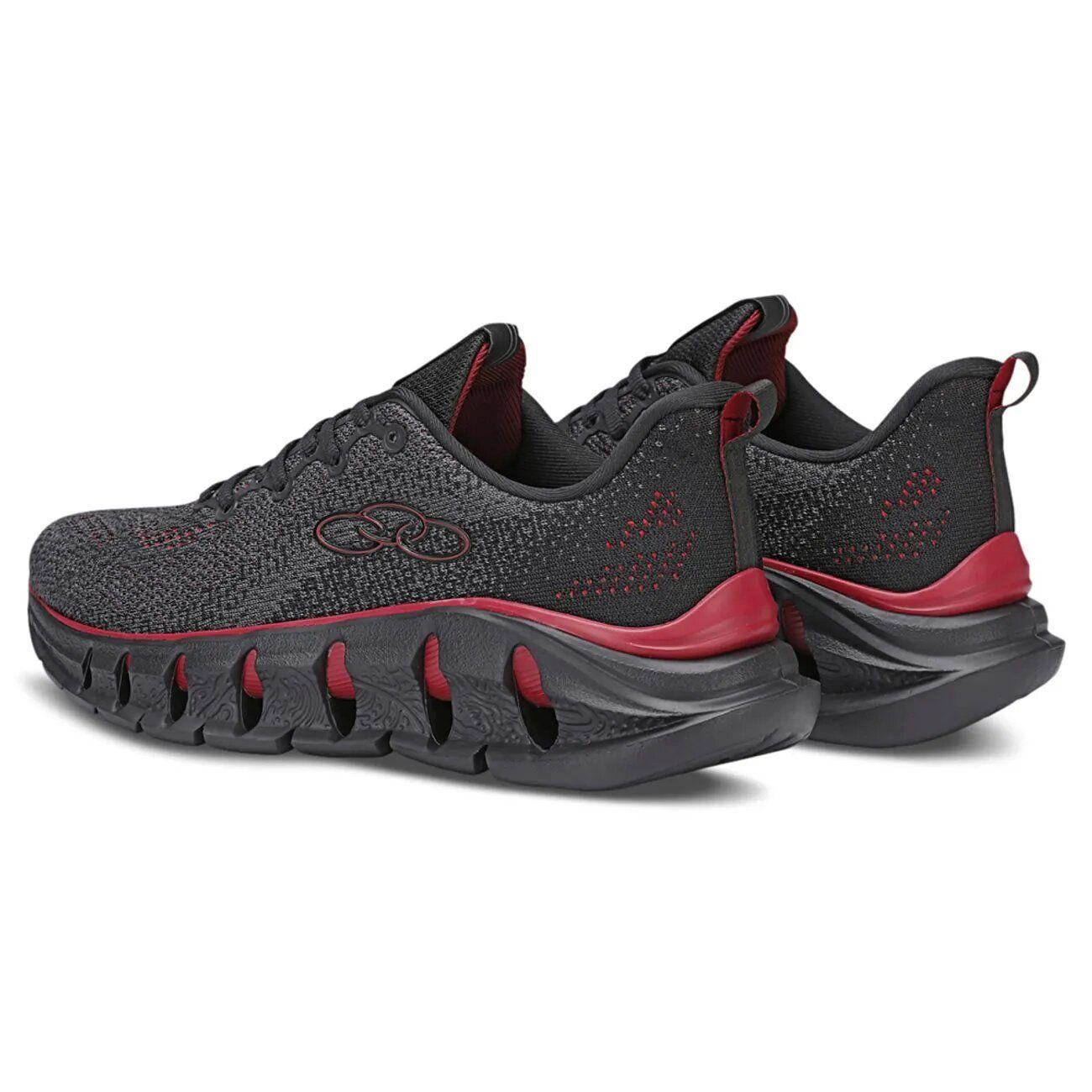 Zapatilla Hombre Diffuse 4 Negro/Rojo Olympikus-4