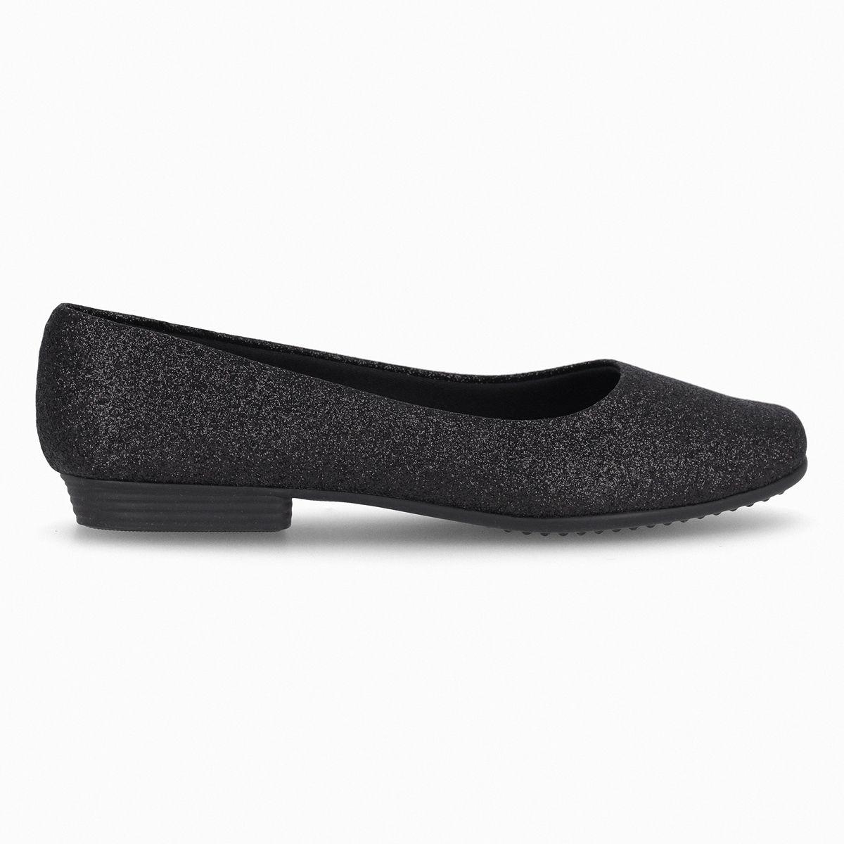 Ballerina Mujer Negro/Glitter Raquel Piccadilly-0