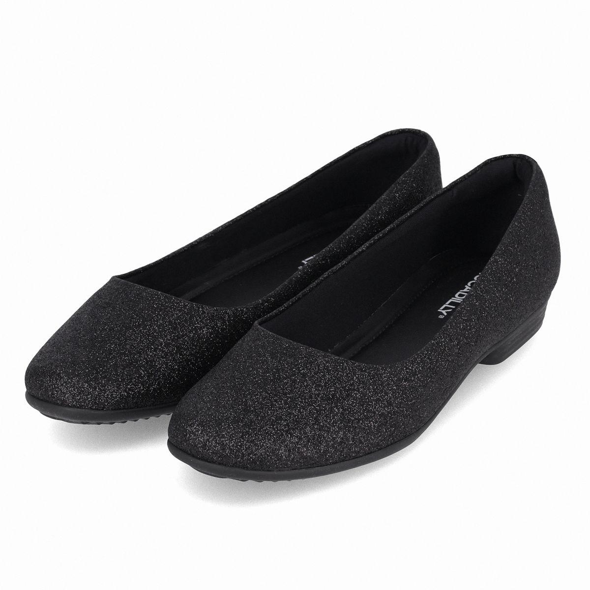 Ballerina Mujer Negro/Glitter Raquel Piccadilly-2