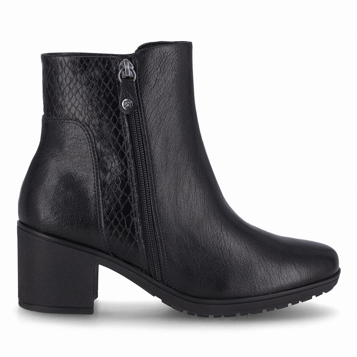 Botin Mujer Negro Daiane Piccadilly-0