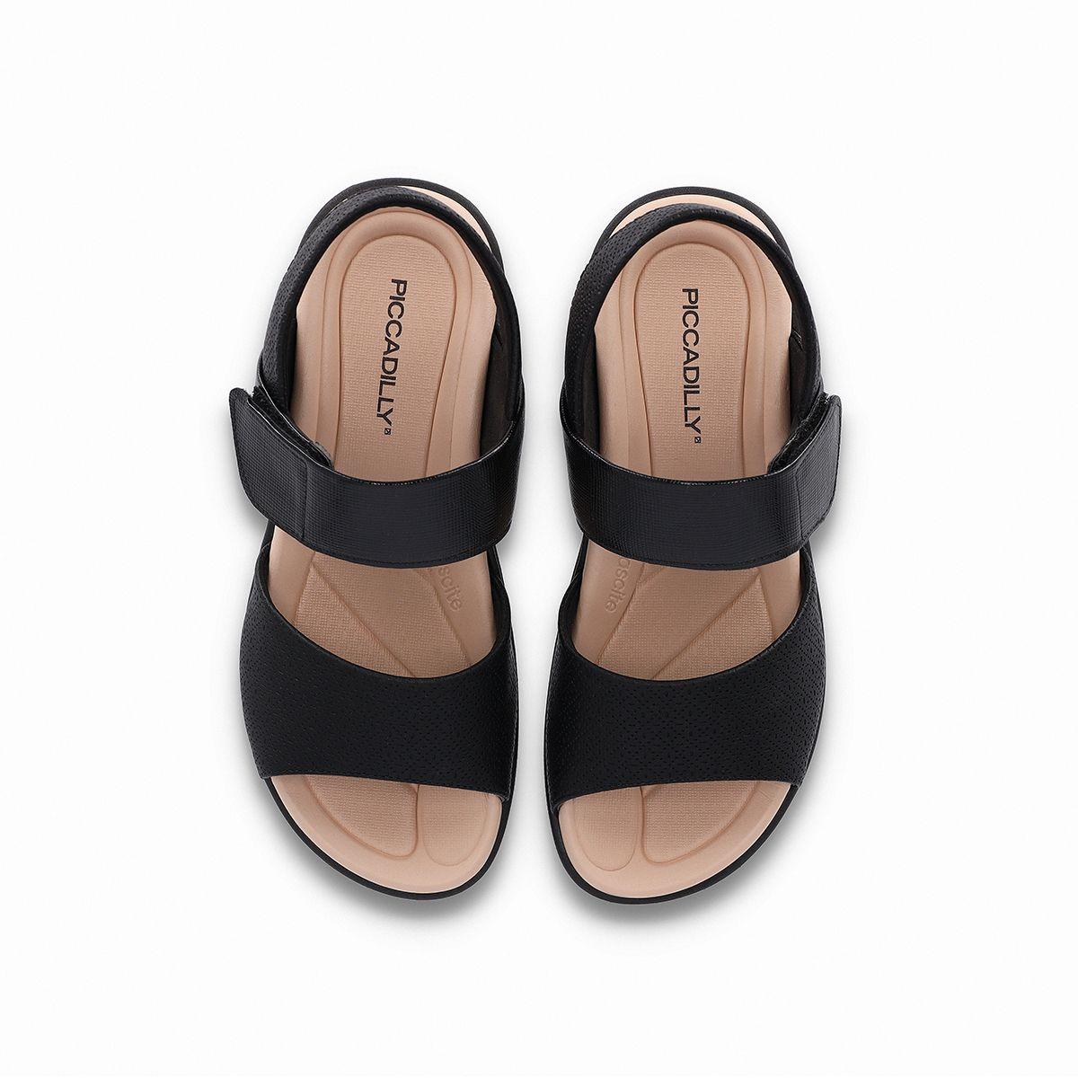 Sandalia Fascitis Anabela 20 Negro Piccadilly-2