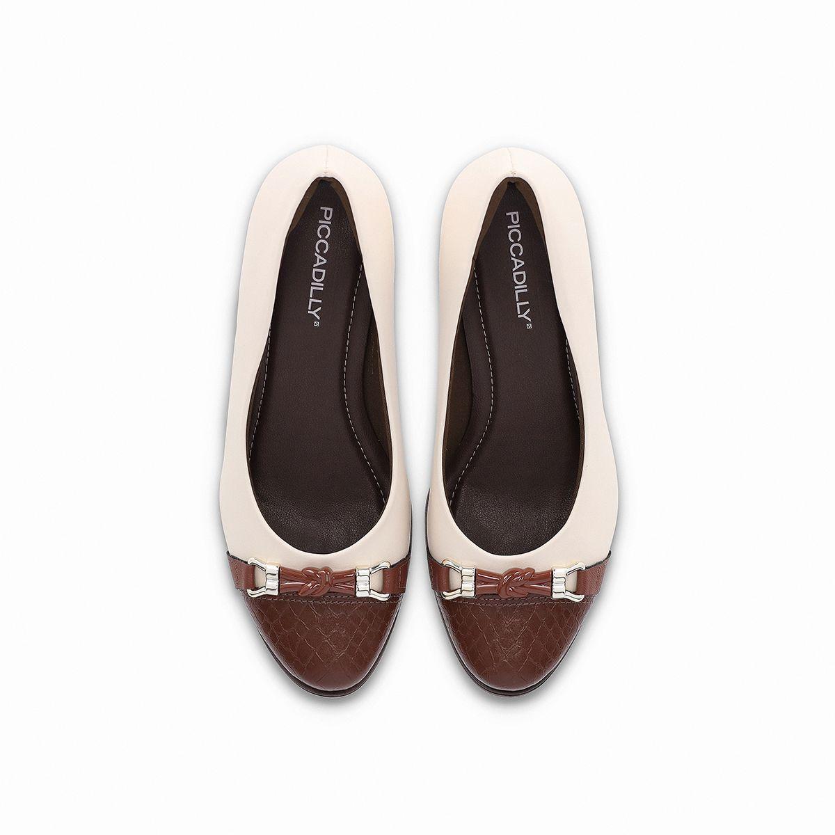 Zapato Mujer Natural/Chocolate Danubia Piccadilly-2
