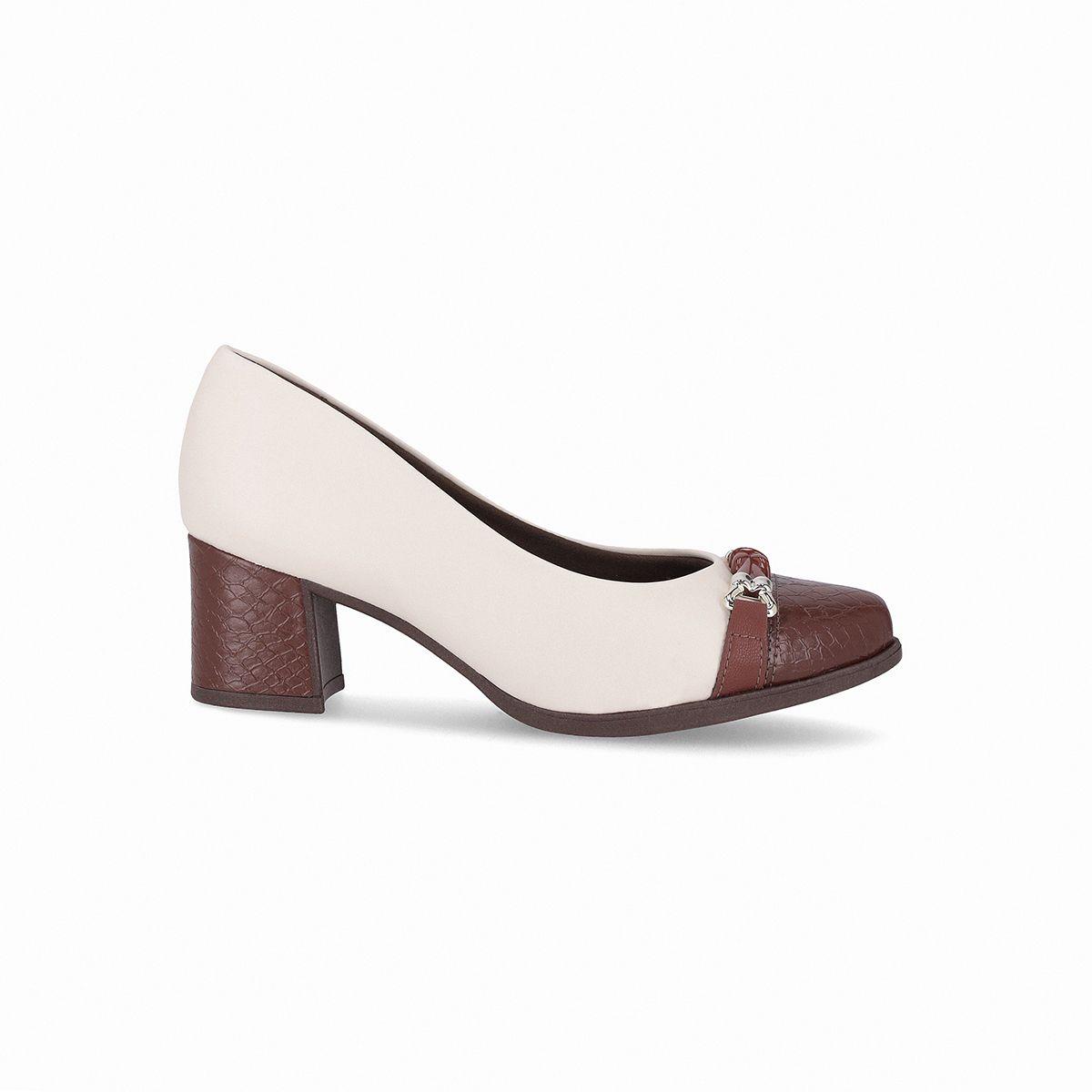 Zapato Mujer Natural/Chocolate Danubia Piccadilly-0