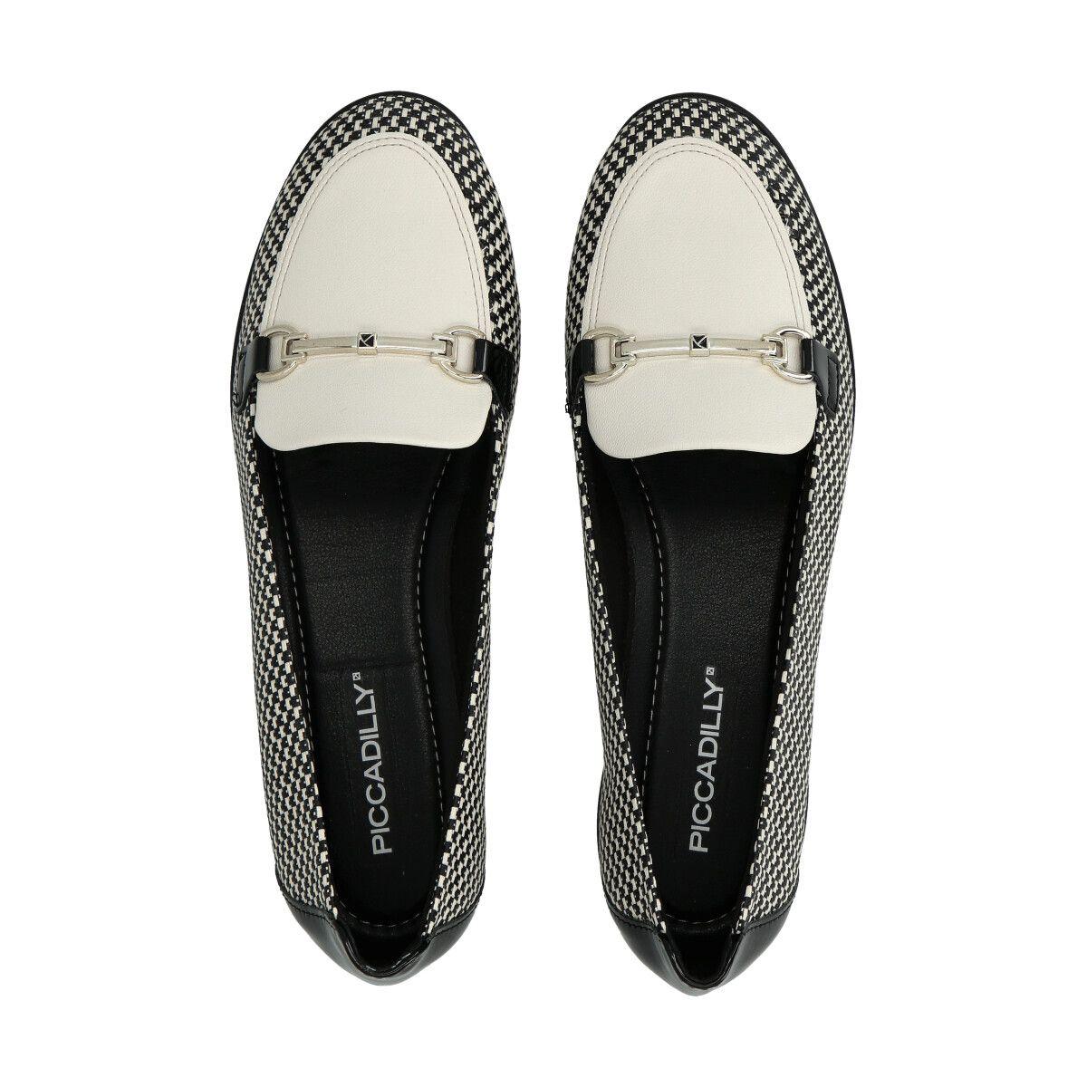 Zapato Fabricia Blanco/Negro Piccadilly-1