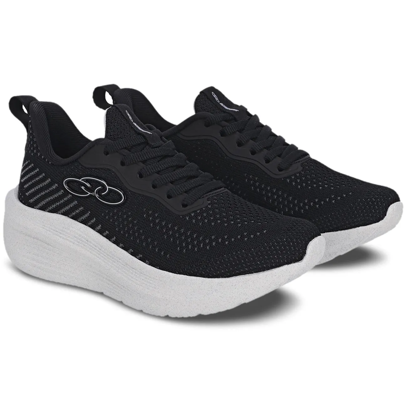 Zapatilla Adolescente Rayo Negro/Blanco-1