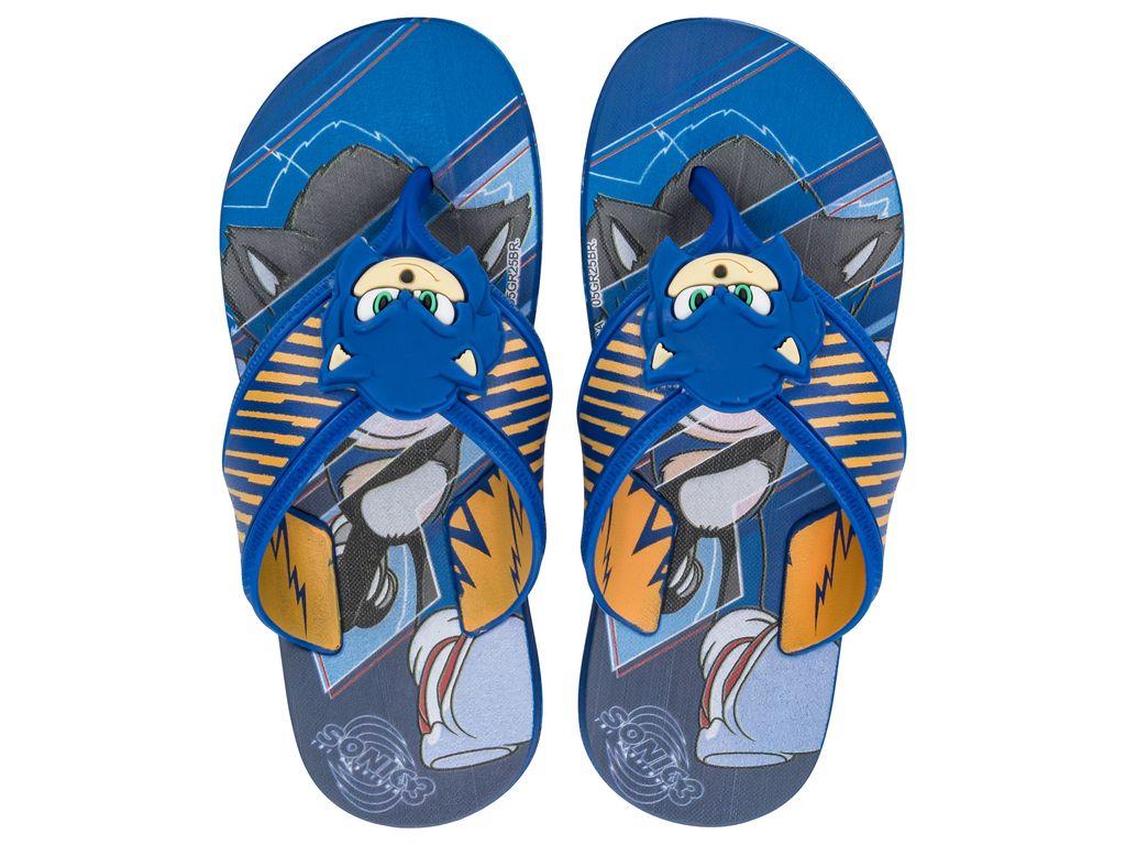Sandalia Infantil Azul Sonic Way Ipanema-0