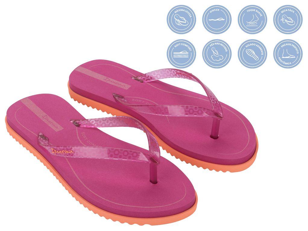 Sandalia Mujer Fucsia Rio Ipanema-1