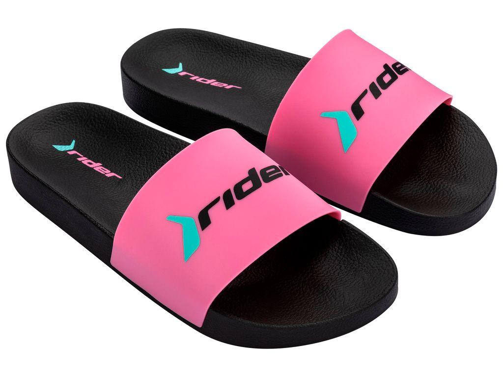 Sandalia Mujer Negro/Rosa Full Basic Rider-1