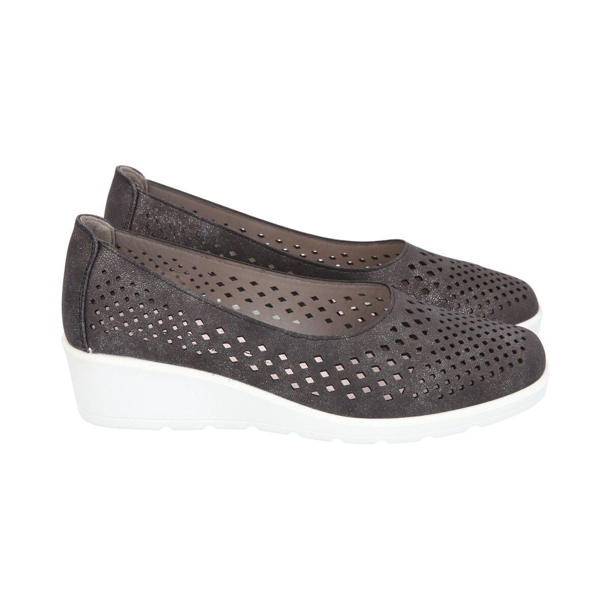 Zapato Mujer Negro Confort Police-2
