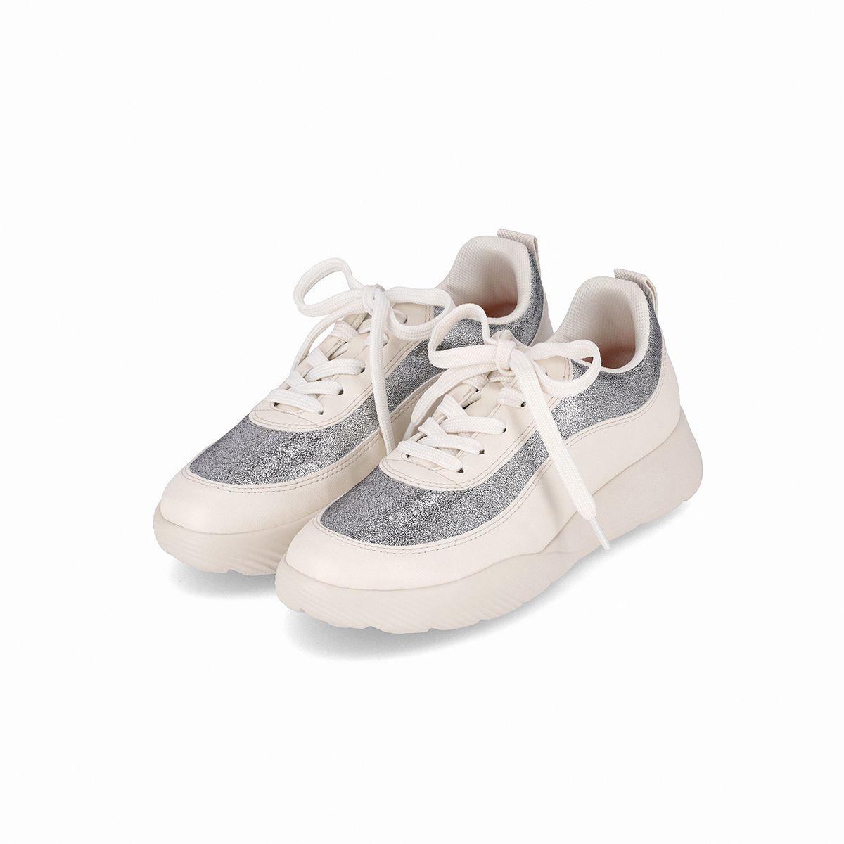 Zapatilla Fascitis Plata/Natural Piccadilly-0