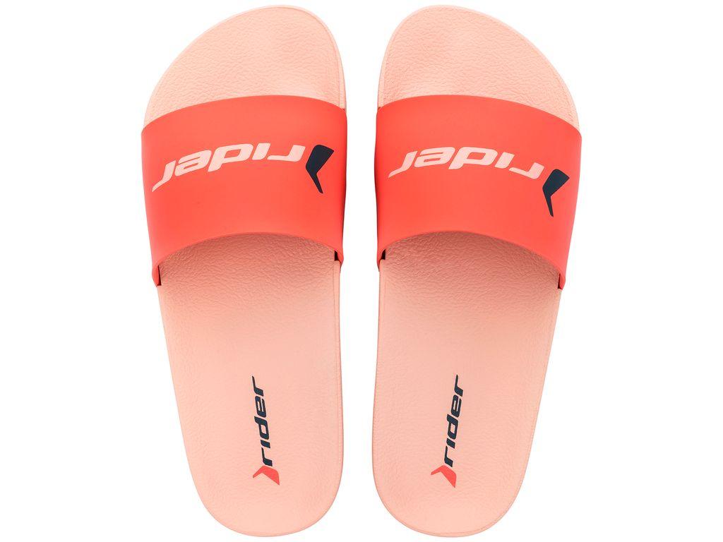 Sandalia Mujer Beige/Naranja Full Basic Rider-0