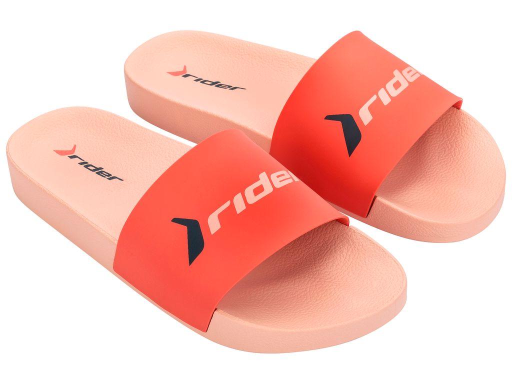 Sandalia Mujer Beige/Naranja Full Basic Rider-1