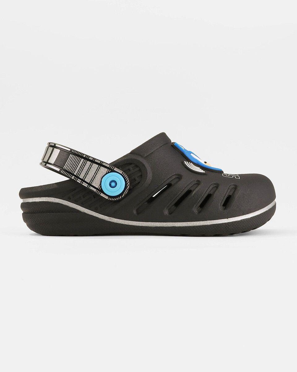 Sandalia Infantil Negro/Azul Sonic Speed Ipanema-2
