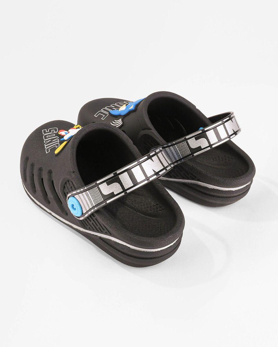 Sandalia Infantil Negro/Azul Sonic Speed Ipanema-3