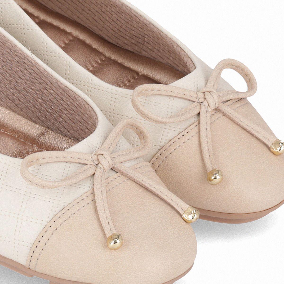 Ballerina Mujer Café/Crema Michelle Piccadilly-4