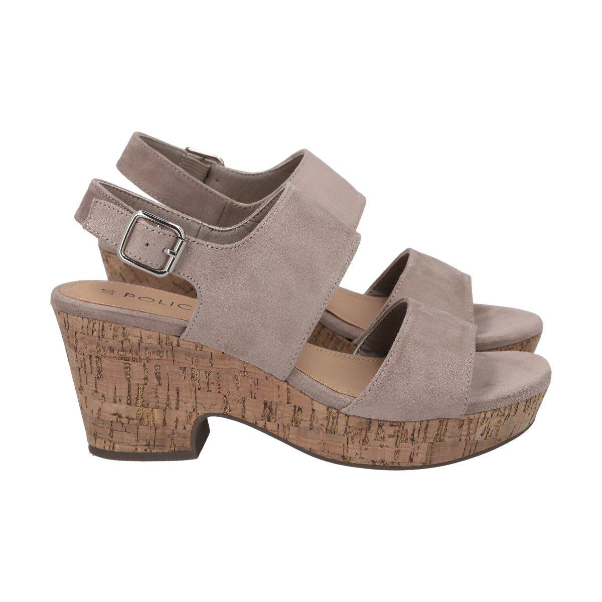 Sandalia Mujer Beige Sofía Police-2