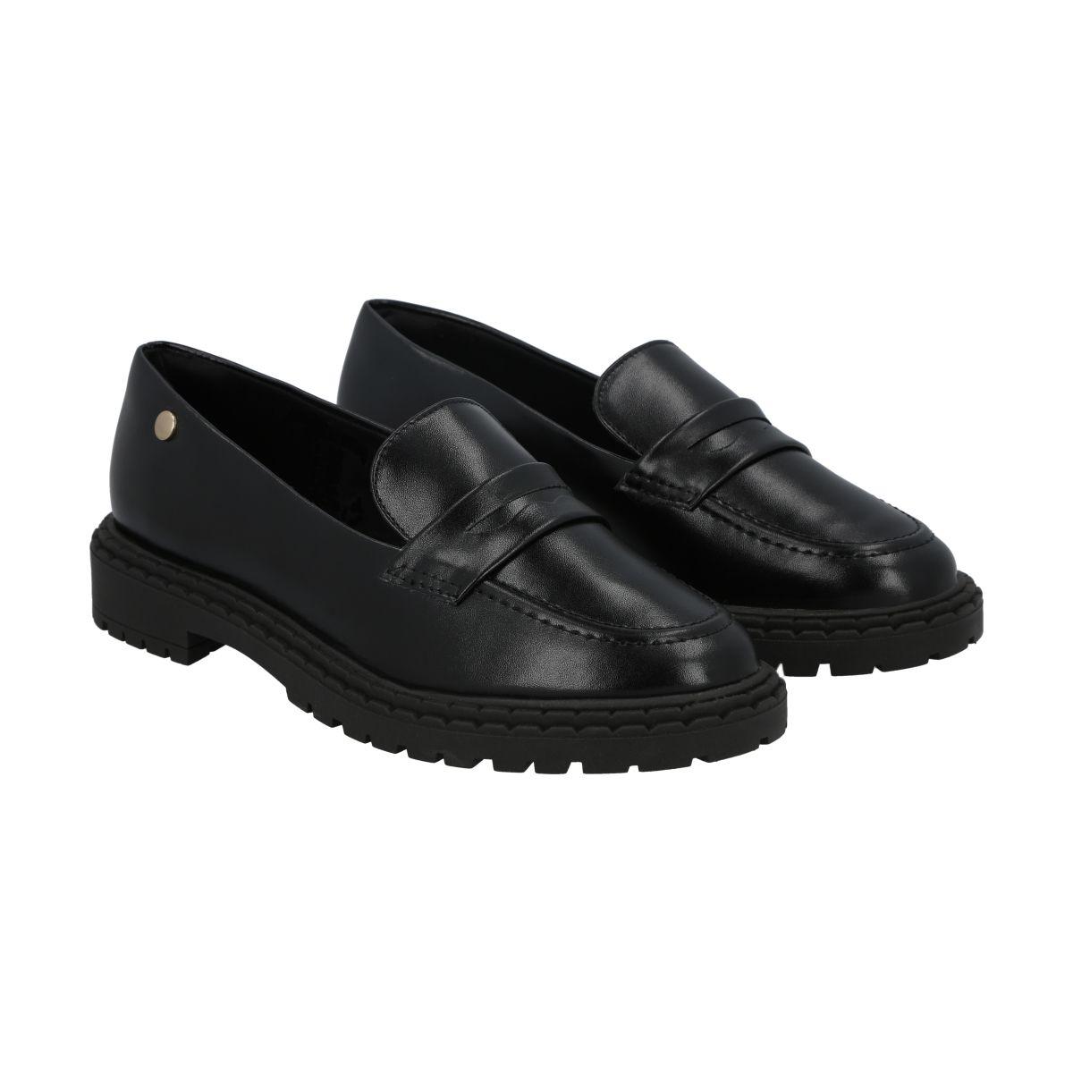 Mocasin Mujer Negro Isabella Police-1