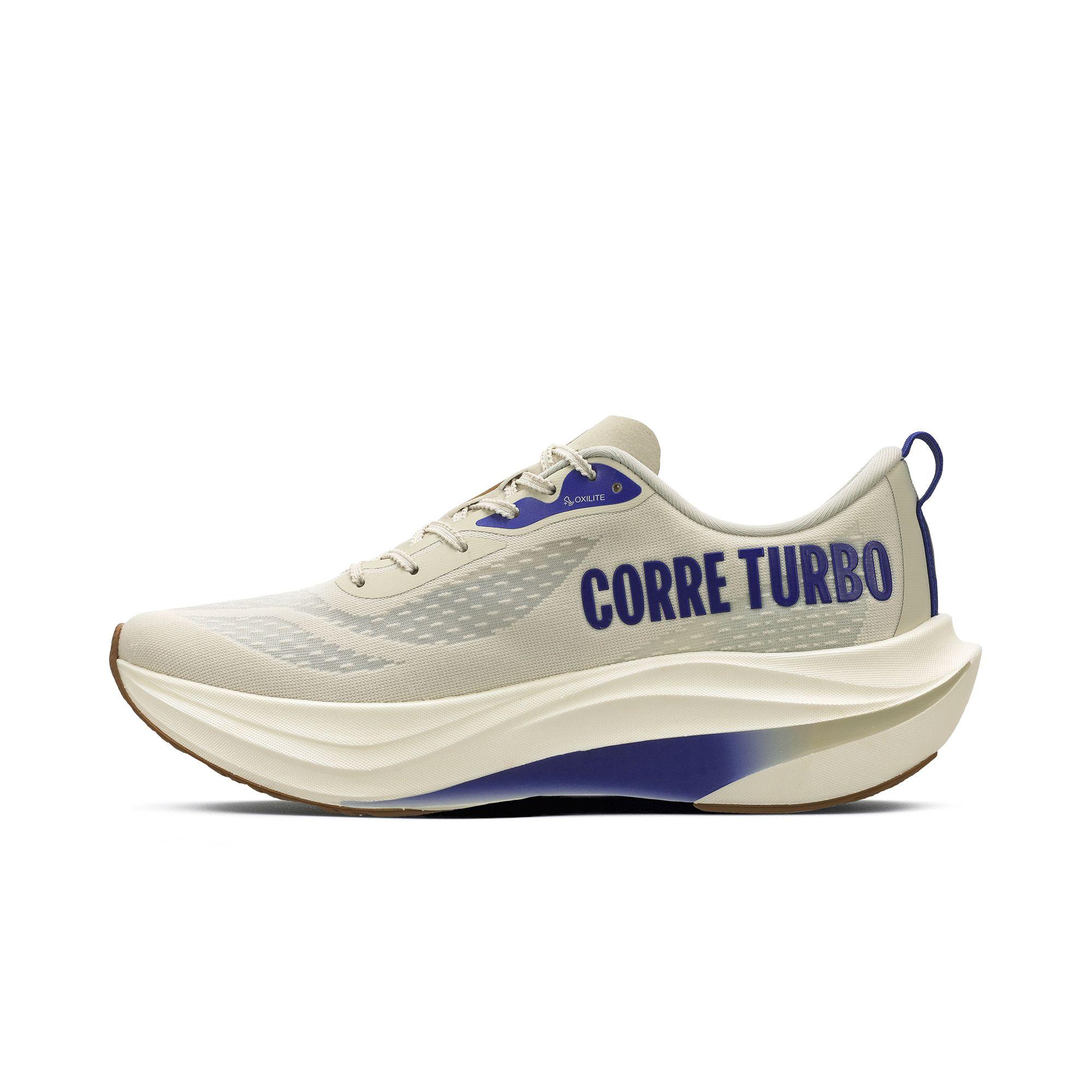 Zapatilla Running Hombre Corre TURBO Azul/Blanco-2