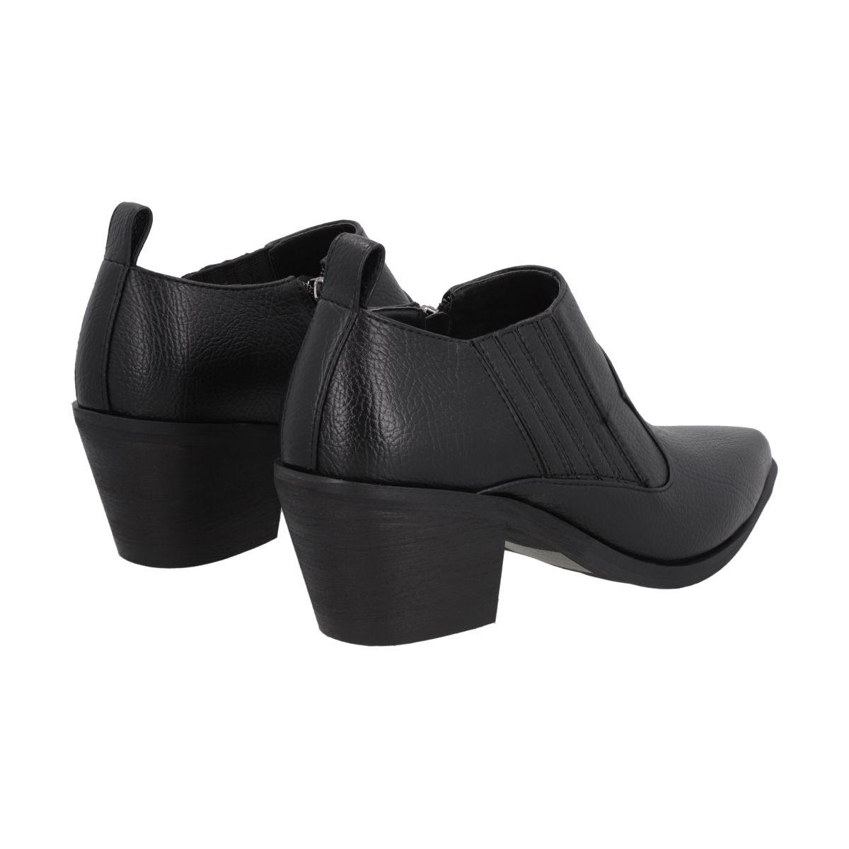 Botin Mujer Negro Dallas Police-3