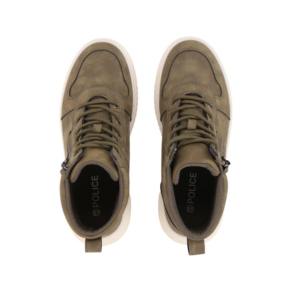 Botin Mujer Verde Sole 075 Police-1