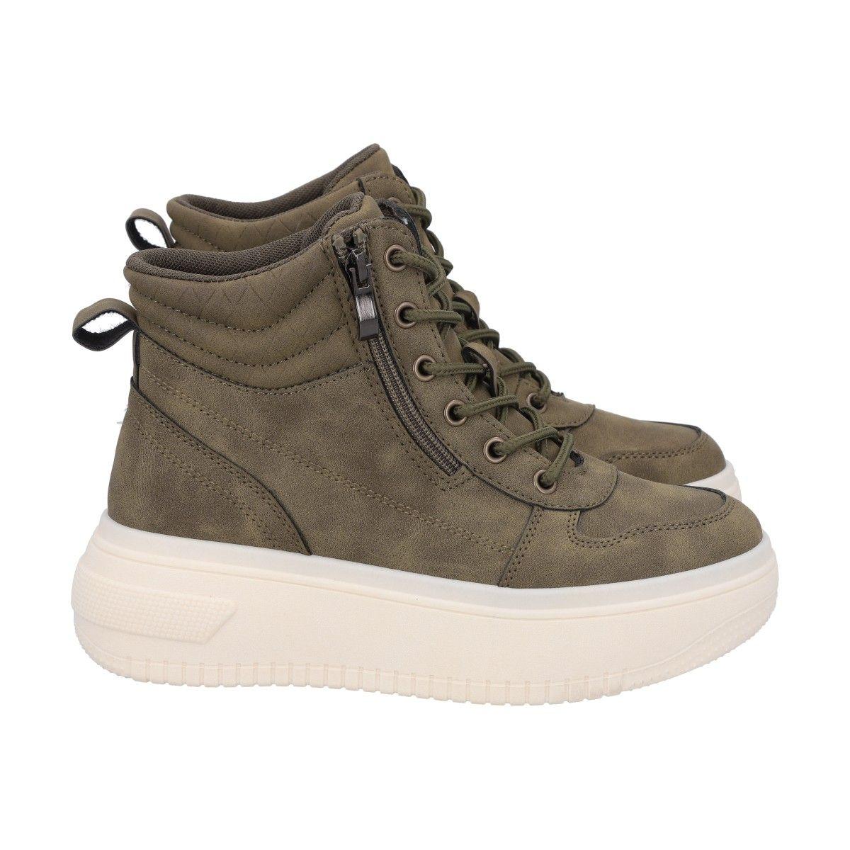 Botin Mujer Verde Sole 075 Police-2