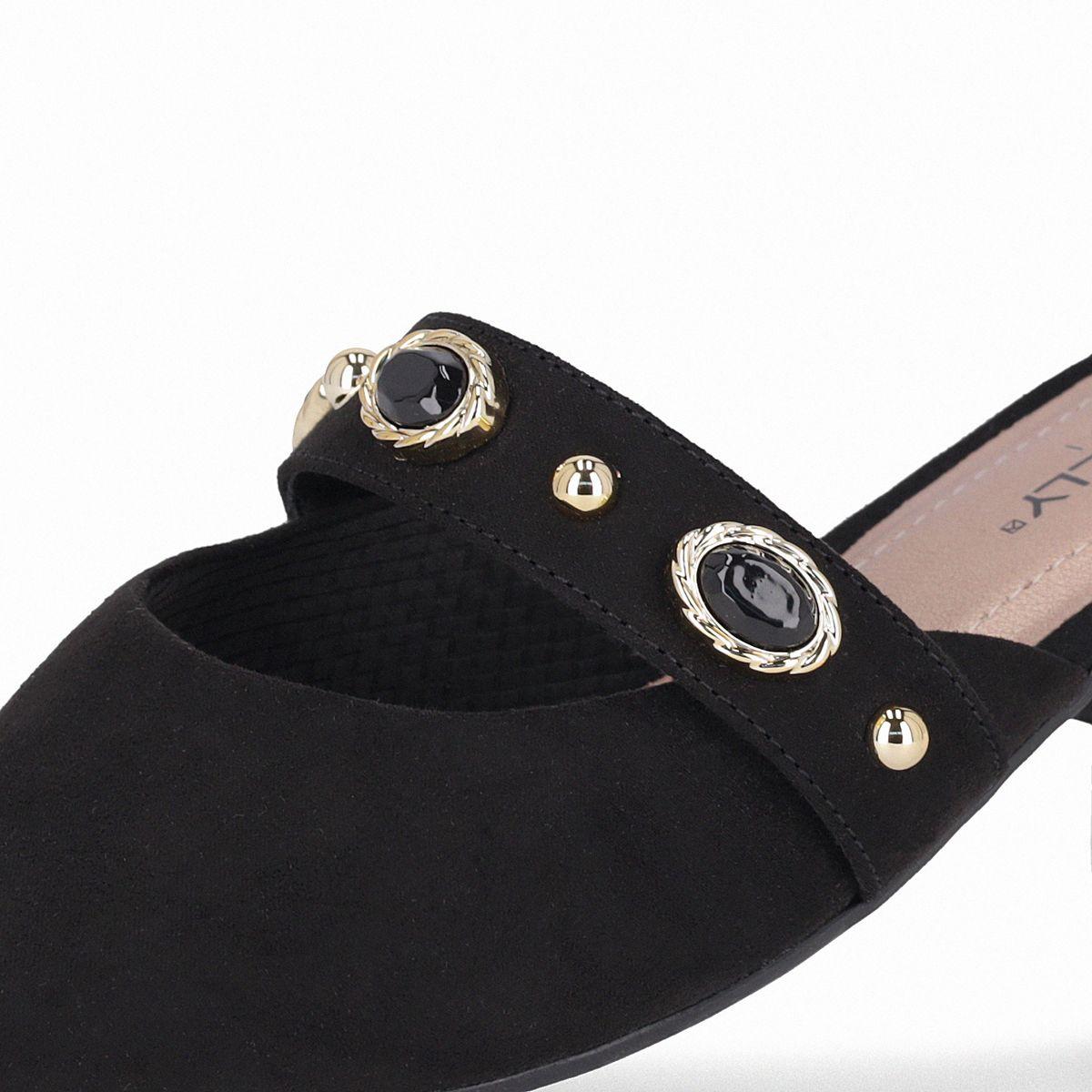 Zueco Mujer Negro Silvia Piccadilly-4