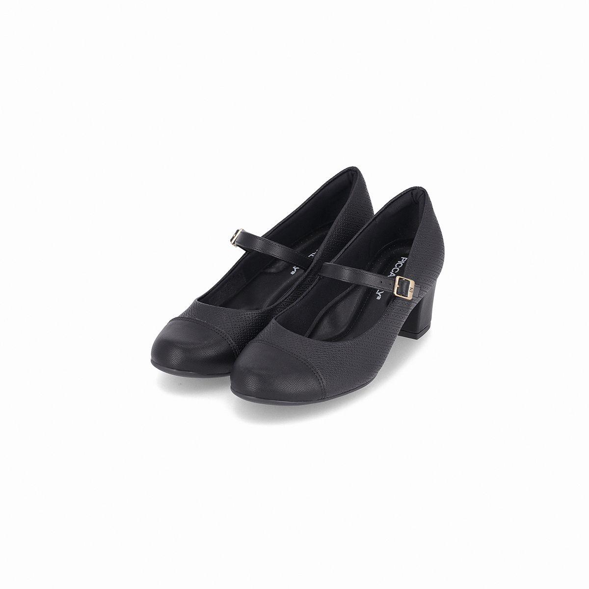 Zapato Mary Jane Mujer Negro Laura 22 Piccadilly-1