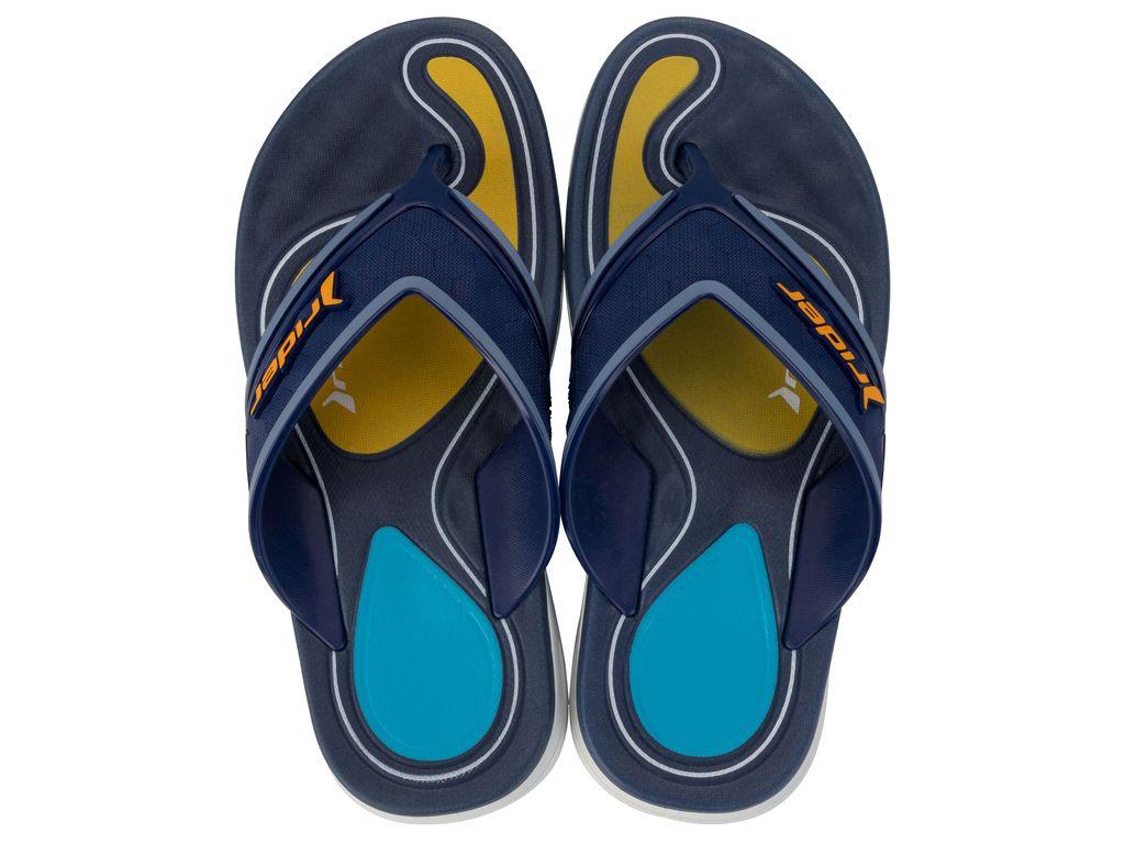 Sandalia Infantil Blanco/Azul Line Plus Rider-0