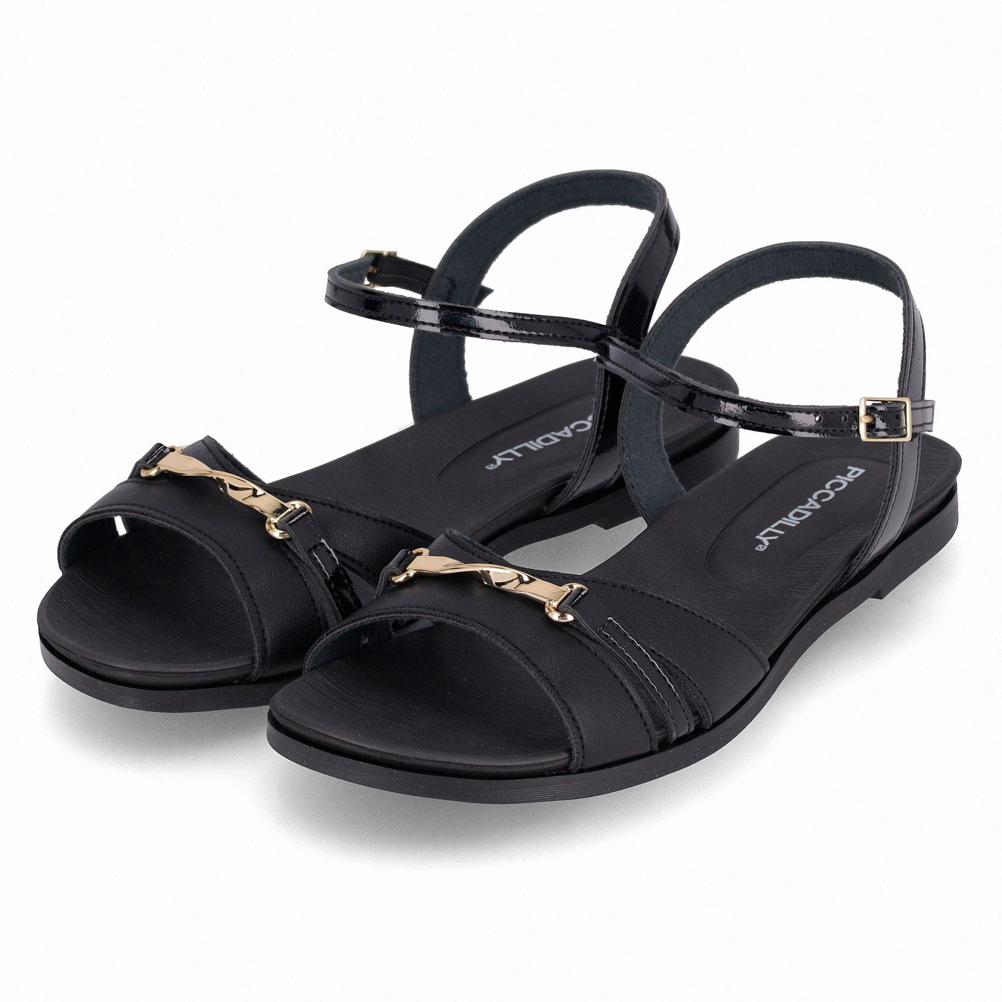 Sandalia Mujer Negro Mari 781 Piccadilly-2