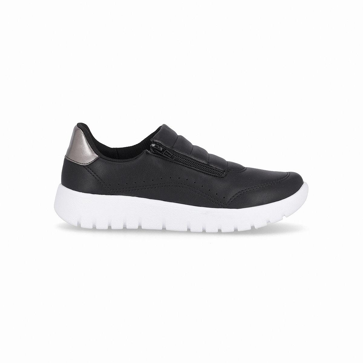 Zapatilla Mujer Negro Vicky/Cierre Piccadilly-0