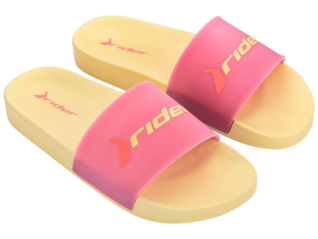 Sandalia Mujer Amarillo/Lila Full Basic Rider-1