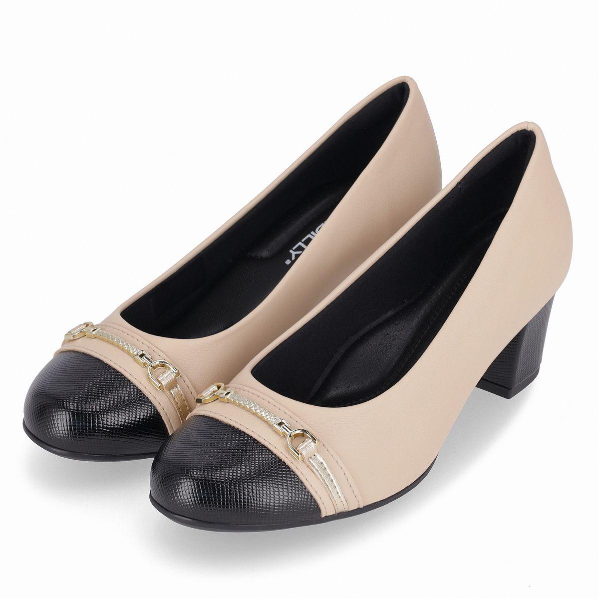 Zapato Mujer Beige/Negro Laura 02 Piccadilly-2