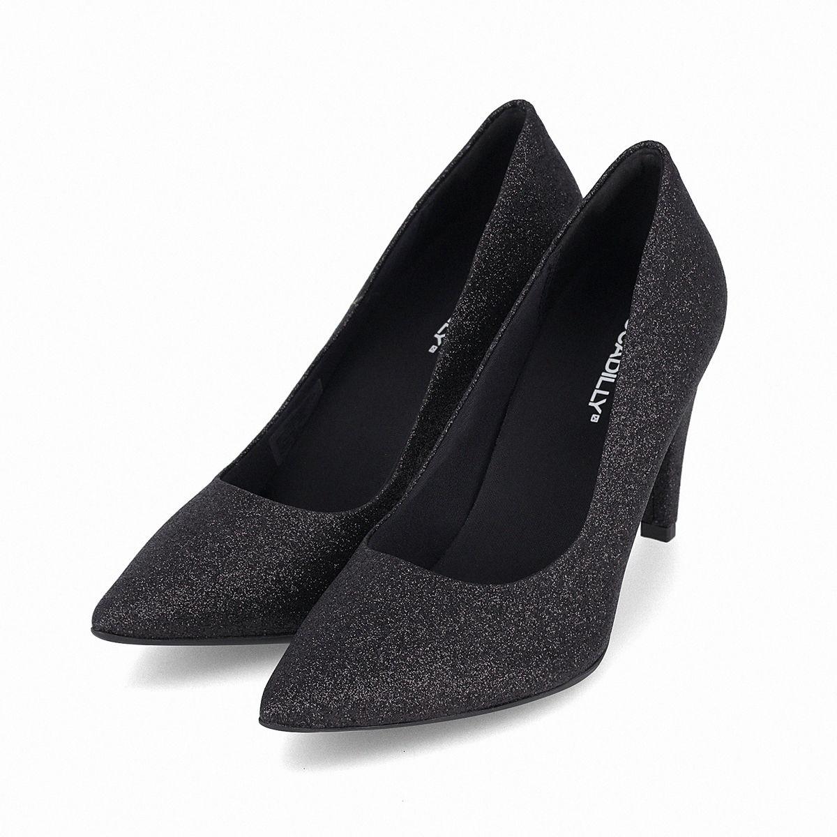 Zapato Mujer Negro/Glitter Silvana 164 Piccadilly-1