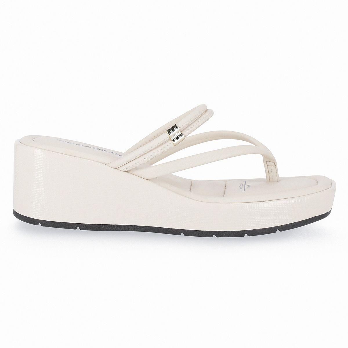 Sandalia Mujer Blanco Lilian Piccadilly-2