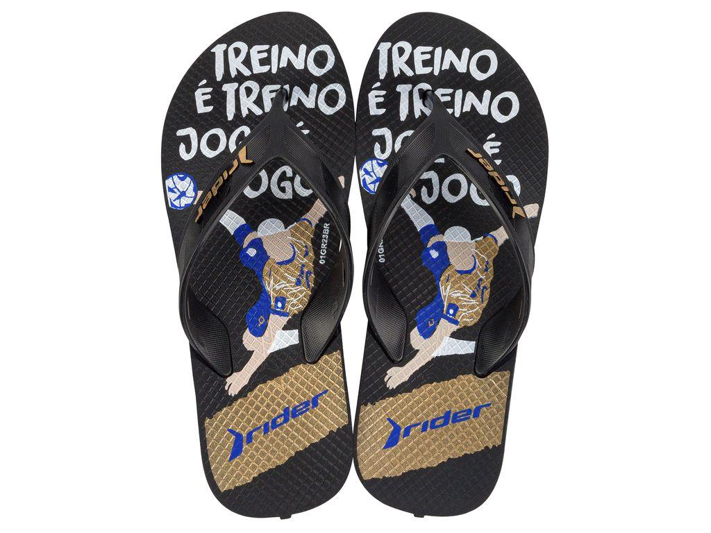 Sandalia Street Negro/Oro Rider-0