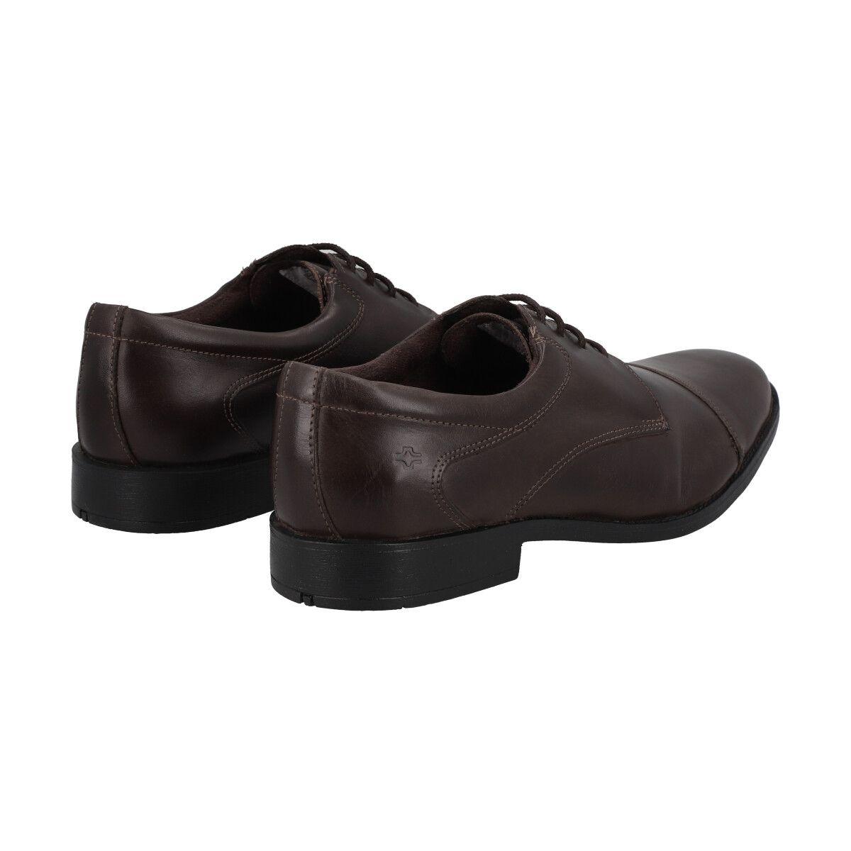 Zapato Formal Hombre Cuero Café 567 Perlatto-4