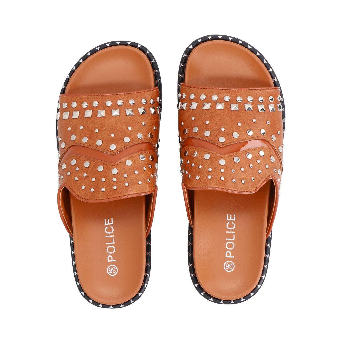 Sandalia Mujer Camel Lari Police-1