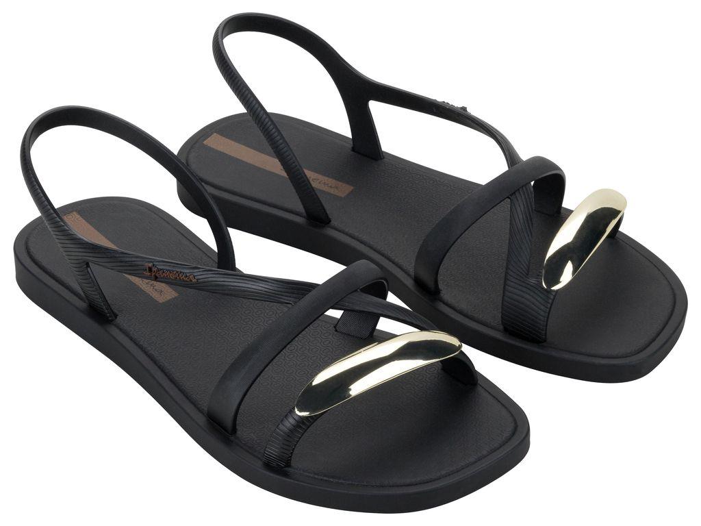 Sandalia Mujer Negro Go Chic Ipanema-1