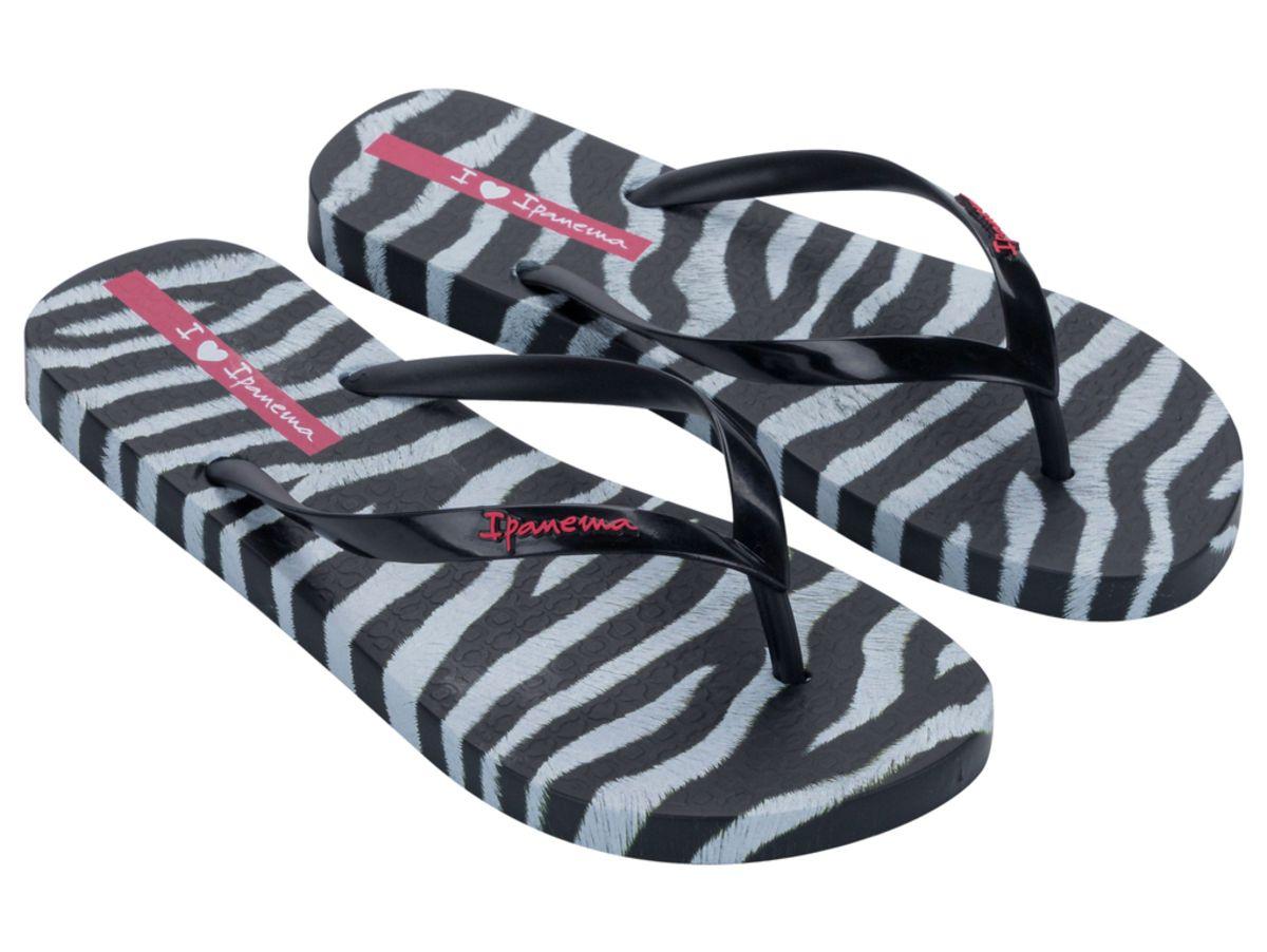 Sandalia Mujer Rosa/Negro Trendy Print Ipanema-1