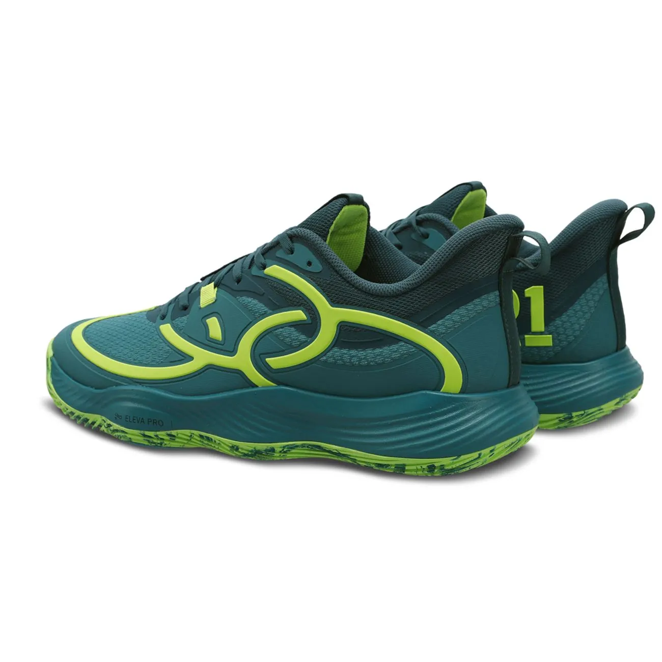 Zapatilla Voleibol Mujer Quadra BR1 Verde-3